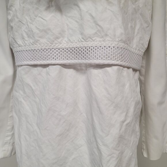 Elie Tahari All Weather Lightweight White Jacket Size Small - Picture 7 of 11